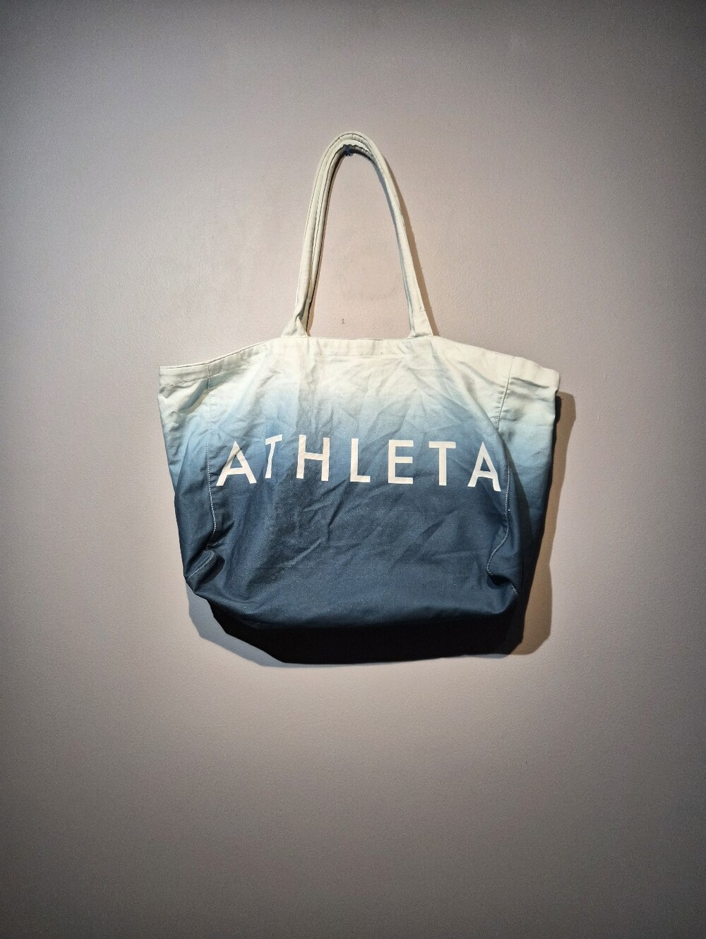 Athleta Large Blue Tote Bag | Size Large